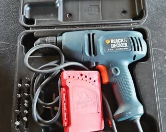 Corded Drill with Bits