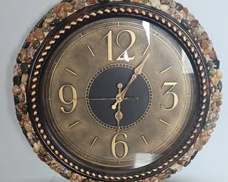 Pebble Trim Wall Clock