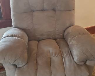 Padded recliner chair