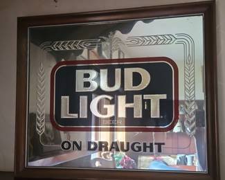 Bud Light Beer Mirror