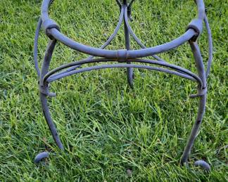 Ornate Wrought Iron Plant Stand