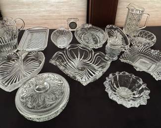 Cut Glass Serving Pieces