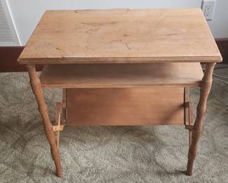 Turned Leg Side Table