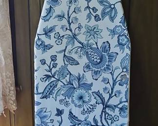 Blue Toile Floral Ironing Board Cover