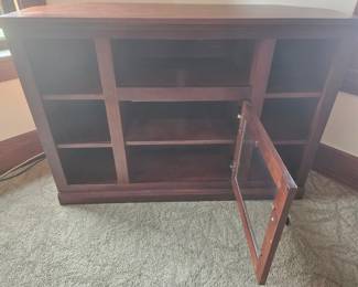 Wooden Media Console second image