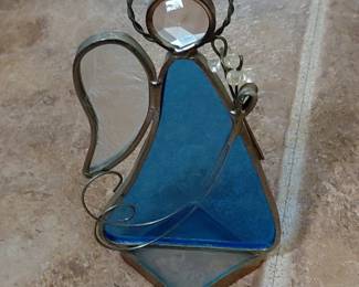 Stained Glass Angel Figurine B