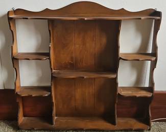 Vintage Maple Wall Shelf