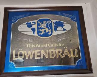 Lwenbru Beer Mirror
