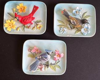 Ceramic Bird Plates