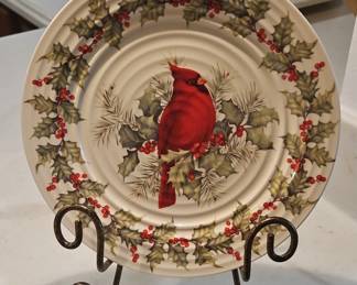 Lenox Winter Greetings Cardinal Plate