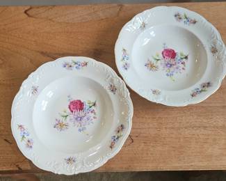 Floral Soup Bowls  Wawel Rose Garden
