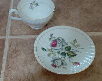 Floral Teacup and Saucer B