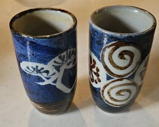 Japanese Stoneware Tumblers