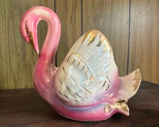 Pink Swan Planter