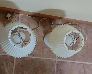 Vintage Milk Glass Lamps fifth image