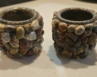 Pebble Votive Holders, set of
