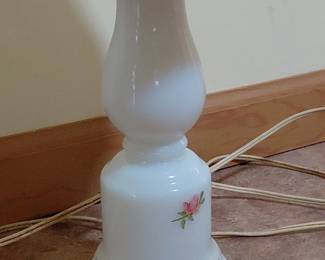 Vintage Milk Glass Lamps fourth image