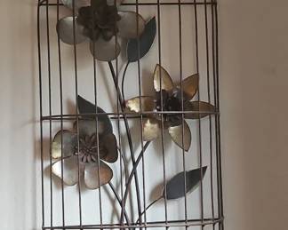 Metal Birdcage Wall Decor