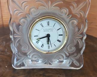 Fifth Avenue Crystal Ltd. Mantel Clock