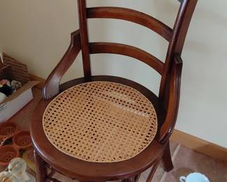 Eastlake Cane Seat Armchair second image