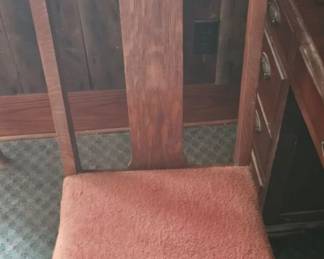 Oak Arts and Crafts Dining Chair, set of