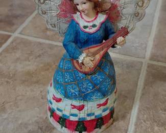 Woodcarving Angel Figurine