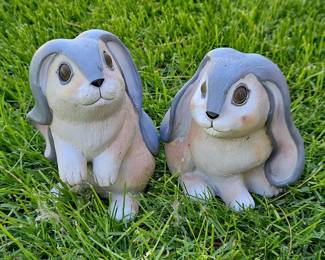 Ceramic Bunny Figurines