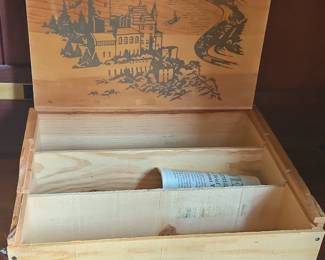 Vintage German Wine Crate