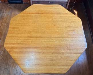 Octagonal Oak Side Table second image