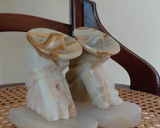 Carved Onyx Bookends second image