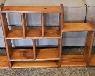 Pine Wood Shelf Unit