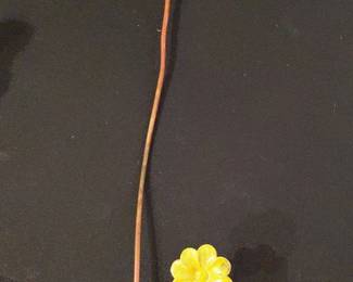 Handcrafted Metal Hummingbird Garden Suncatcher with Flower Accent third image