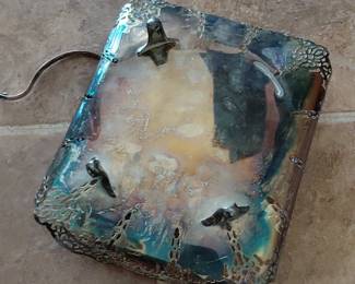 Silver Plated Footed Tray second image