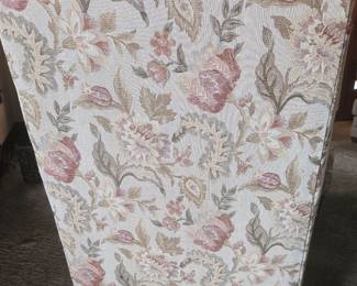 Floral Wingback Chair and Ottoman second image
