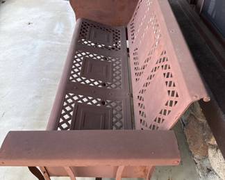 Vintage Bunting Metal Glider Bench second image