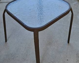Prolisok Bronze Metal Side Table