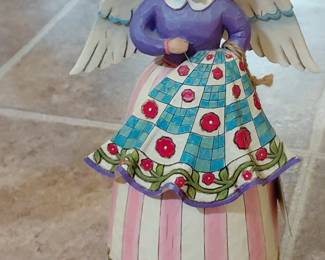 Jim Shore Stitched With Love Angel Figurine