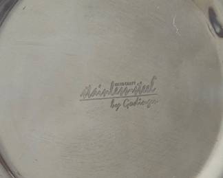 Hammered Metal Ice Bucket with Tray third image
