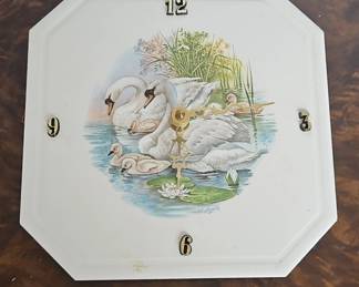 J.C.V. Hunnink Swan Clock