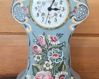 Handpainted Folk Art Clock