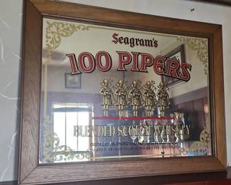 Seagrams Pipers Mirror