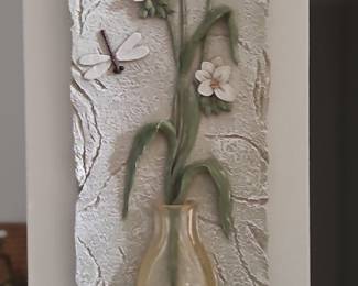 Cheri Lynn Floral Wall Plaque