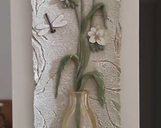 Cheri Lynn Floral Wall Plaque