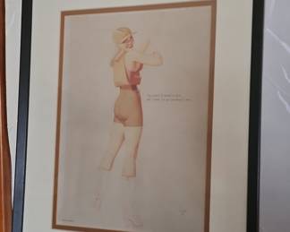 Vintage True Magazine PinUp Art Print