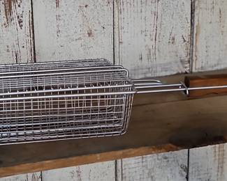 Grill Basket with Wooden Handle