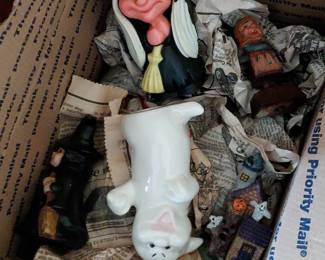 Halloween Ceramic Figurines Lot