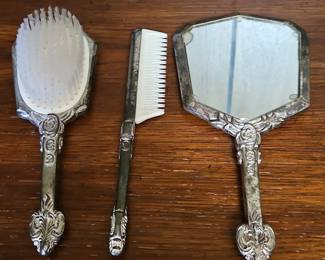 SilverPlated Vanity Set