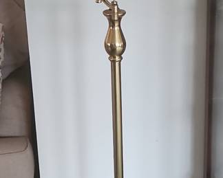 Brass Swing Arm Floor Lamp