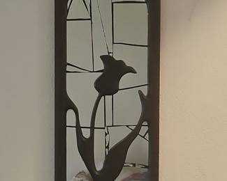 Art Nouveau Mirror Shelf