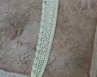 Carved Celluloid Elephant Letter Opener